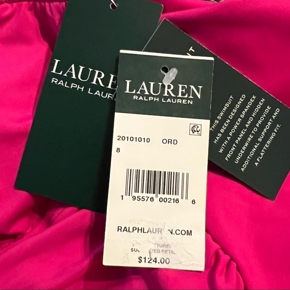 Ralph Lauren Orchid Tummy-Control Underwire Ruffled One-Piece Swimsuit - Picture 10 of 10